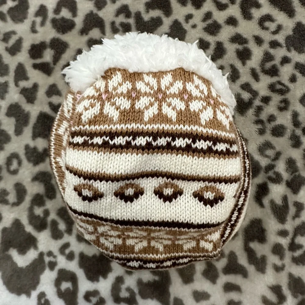 babyGap Wool & Fleece Trapper Hat in Tan Size Toddler XS S 12-24 months